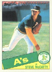 1985 Topps Baseball Cards      063      Steve McCatty
